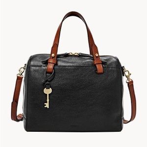 FOSSIL leather bag NWT